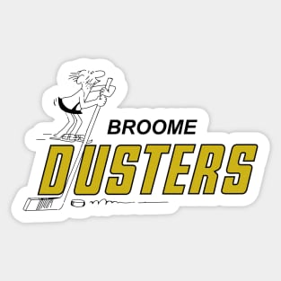 Retro Broome Dusters Hockey Sticker